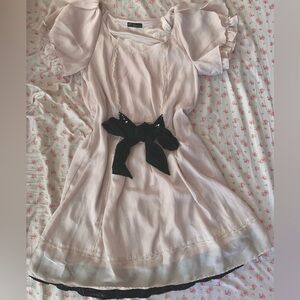 Japanese brand Axes Femme cream dress